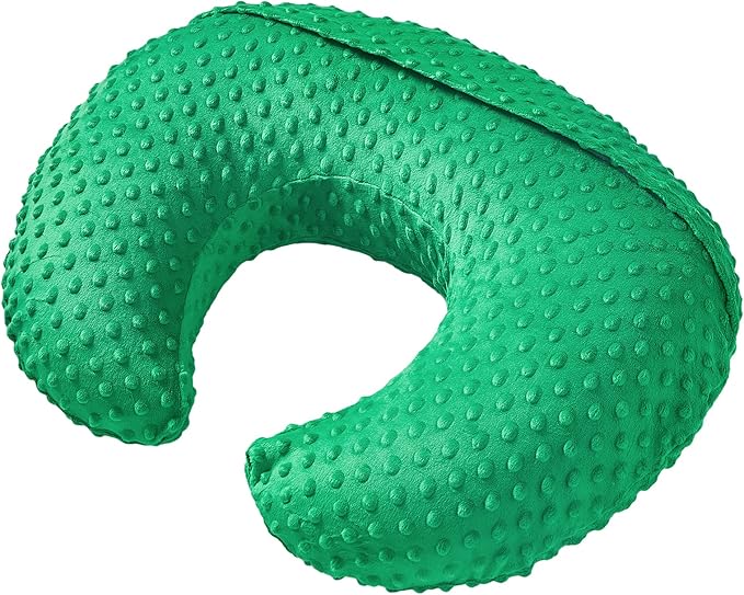 Pillowcase for Nursing Pillow and Positioner for Breastfeeding and Bottle Feeding, Propping Baby, Tummy Time, Baby Sitting Support, Awake-Time Support, Pillow Cover Only (Fern Green)