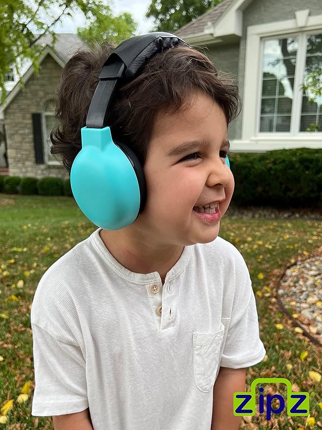 ZIPZ Baby & Toddler Earmuffs - ANSI-Certified Noise Protection, Audiologist-Recommended, Interchangeable Shells (0-4 Yrs)