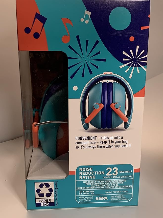 Kids Ear Muffs 23DB Teal