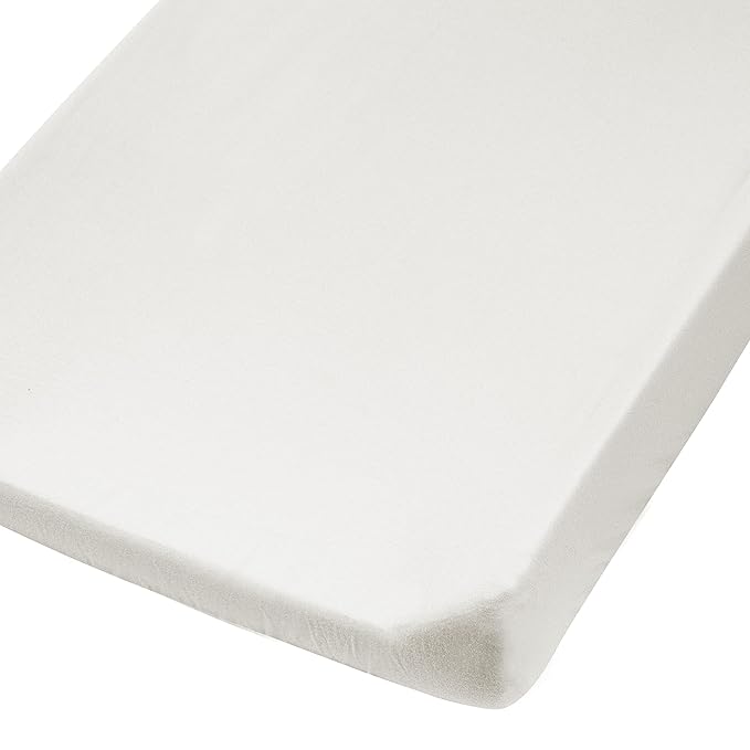 HonestBaby Girls Organic Cotton Changing Pad Cover, Sugar Swizzle, One Size (Pack of 2)