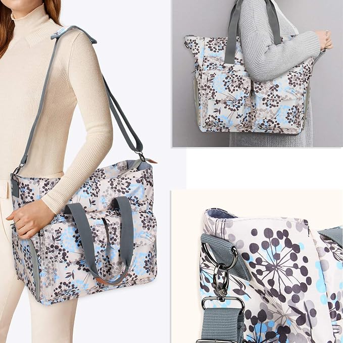 Teamoy Breast Pump Bag, Compatible with Spectra S1/S2,Cooler Bag | Laptop Sleeve 14", Multiple Pockets, Shoulder Straps, Breastfeeding Moms, Bag Only
