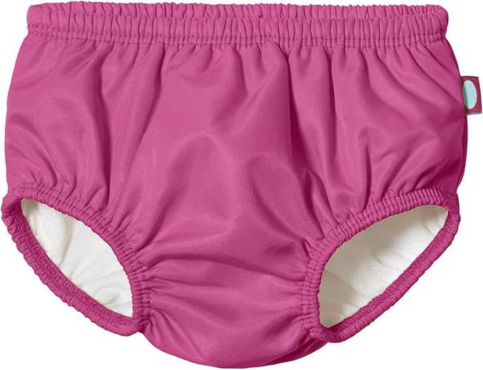 Girls UPF 50+ Swim Diaper Cover with Ruffles by City Threads