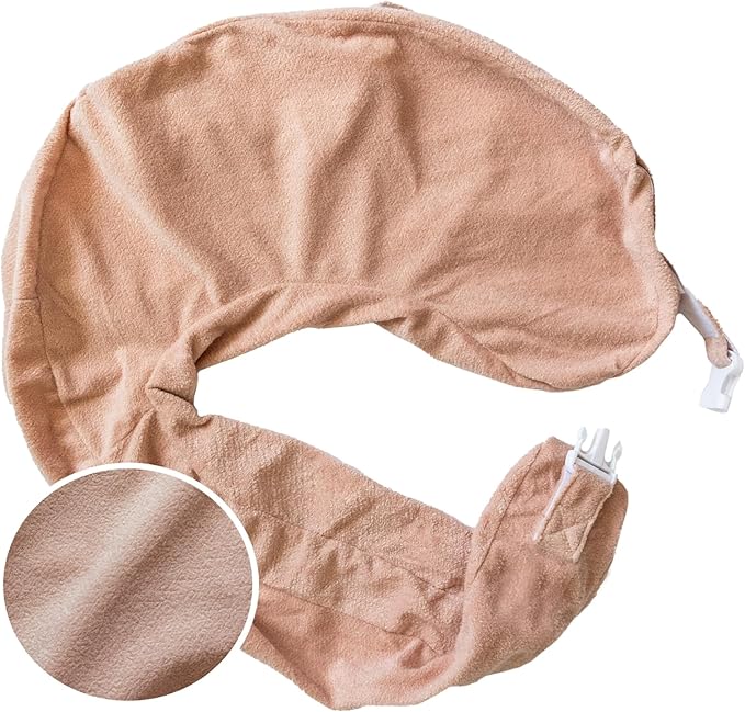 My Brest Friend Deluxe Nursing Pillow Cover - Slipcovers for Baby - Adjustable Fit, Easy Care, Durable - Original Nursing Pillow Not Included, Soft Rose