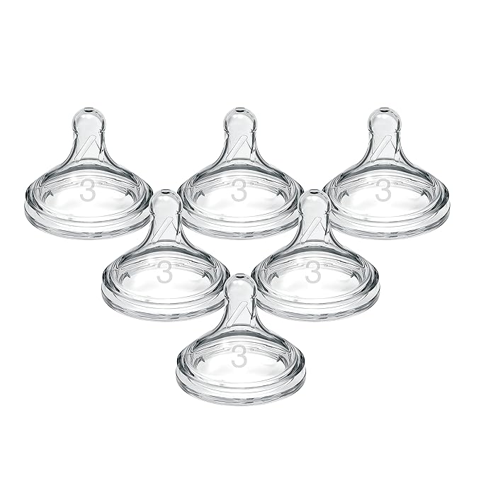 Dr. Brown's Natural Flow Level 3 Wide-Neck Baby Bottle Silicone Nipple & Natural Flow® Anti-Colic Options+™ Wide-Neck Baby Bottle Designer Edition Bottles, Dino Decos, 9oz/270mL