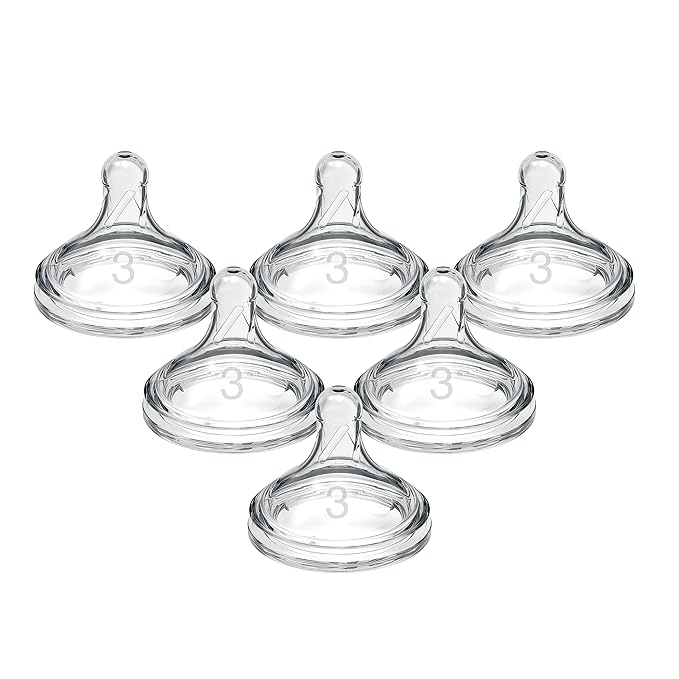 Dr. Brown's Natural Flow Level 3 Wide-Neck Baby Bottle, Medium-Fast Flow Silicone Nipple, 6m+ & Anti-Colic Options+ Designer Edition Bottles, Ocean Decos