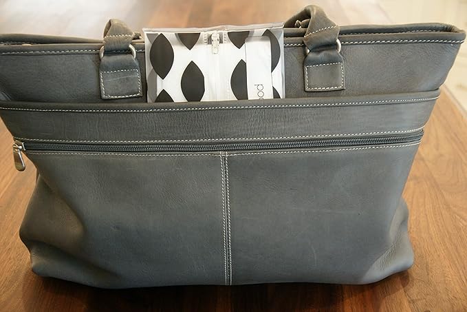 Butipods Reusable Wet Wipe Pouch Slim Case Travel Clutch Holder | Refillable Portable Baby Wipes Dispenser Container | Wipes Stay Moist | Great for Hand and Face Wipes, Set of 2 (Black Ovals & Rings)