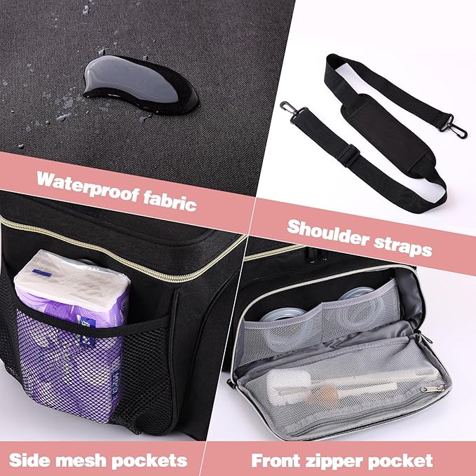 Breast Pump Bag Fit for Spectra S1 and S2, Pumping Bag with Breastmilk Ice Pack & Waterproof Mat, Perfect for Working Moms and Travel
