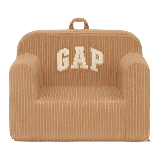 babyGap by Delta Children Ribbed Velour Chairs - Greenguard Gold Certified, Brown