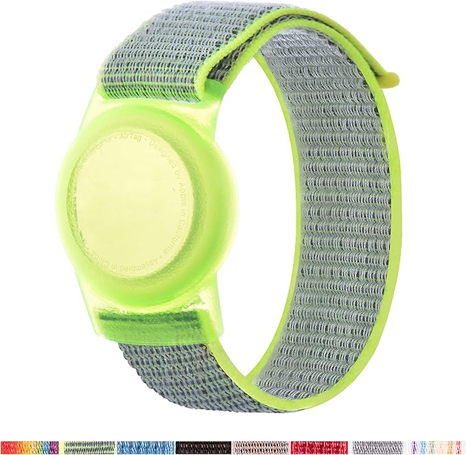 Bracelet for Kids, Protective Cover with Nylon Wristband, Anti Lost GPS Trackers Case Cover Elastic Watch Band for Toddlers Girls Boys Elders(Grey)
