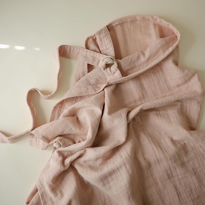 mushie Nursing Cover (Blush) | 100% Breathable Organic Cotton | Breastfeeding Privacy