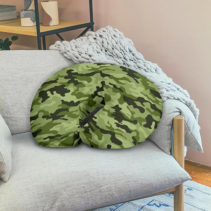 Camo Baby Nursing Pillow Cover for Bottle Feeding, Soft Breastfeeding Pillow Slipcover Easy to Clean Breathable Pillow Cover for Infant Snug