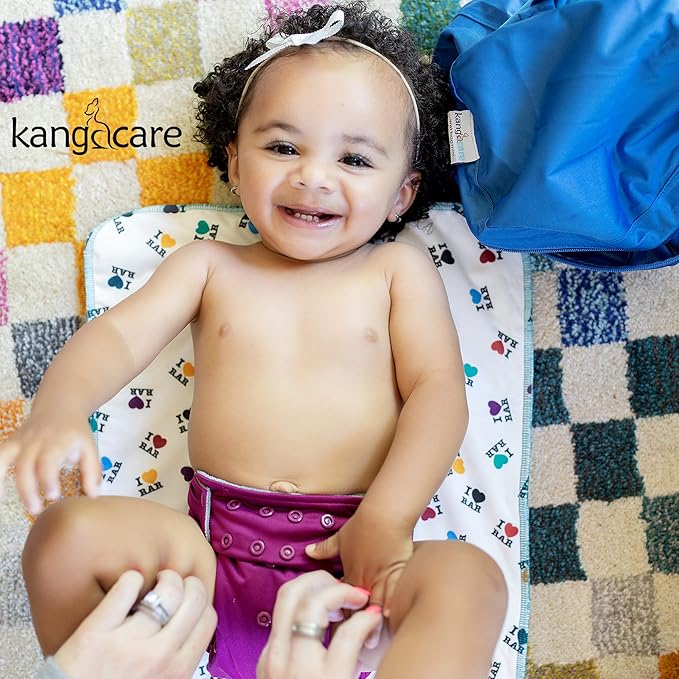 Kanga Care Reusable Absorbent & Waterproof Changing Pad 24" x 15" - Book Club