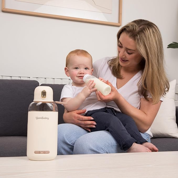 Portable Milk Warmer/Fast Charging, Long Battery Life, Wireless and Leak Proof/Instant Water, Milk or Breast Milk Warmer for Travel, Outdoor, Transportation, Parks-270ml