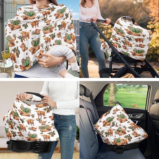 Basket Covers for Baby Fits Most Strollers & Baby Car Seats Baby Nursing Pillow Cover Babies Shower Gifts for Boys and Girls