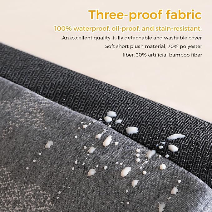 Bed Rail Bumpers for Toddlers with Pad - Foam Foldable Bed Bumper Guard with Dual Non-Slip Pads Waterproof Washable Soft Removable Cover Safe Bed Rail for Toddlers, Kids Senior