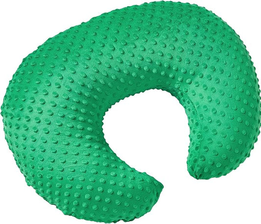 Pillowcase for Nursing Pillow and Positioner for Breastfeeding and Bottle Feeding, Propping Baby, Tummy Time, Baby Sitting Support, Awake-Time Support, Pillow Cover Only (Fern Green)