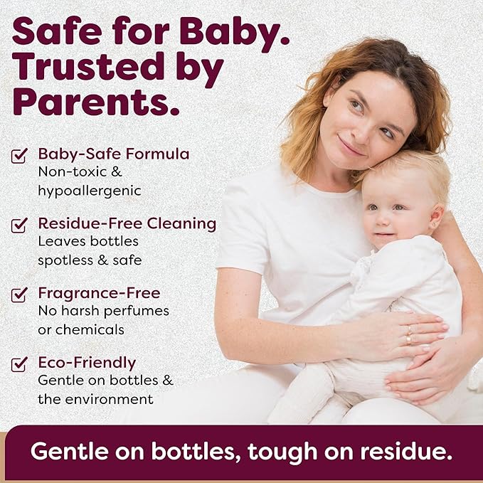 Detergent Tablets for Bottle Washer Compatible with Momcozy, Baby Breeza, Grownsy & All Bottle Washers - Removes Milk Residue, Grease & Odor from Bottles & Pump Parts - 120 PCS