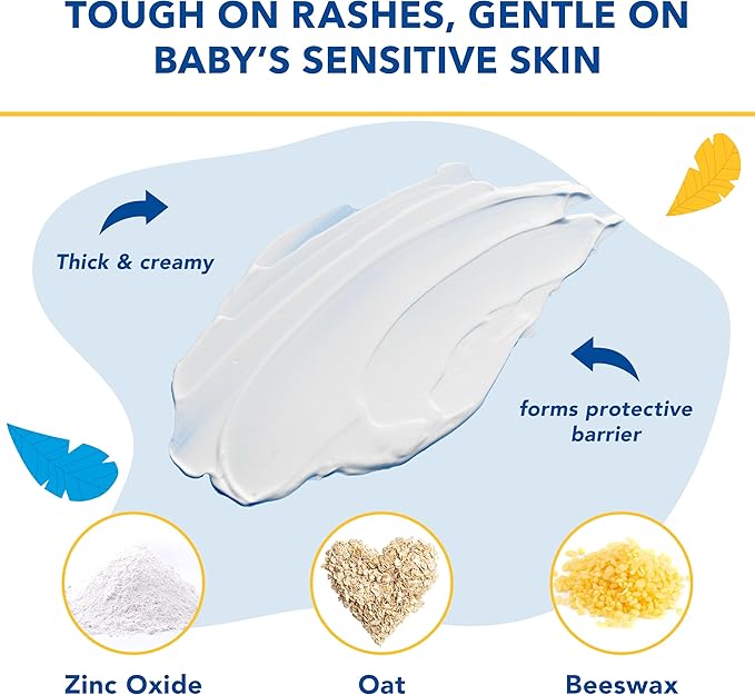Triple Paste Diaper Rash Cream for Baby & Baby Spatula Bundle - 8 oz Zinc Oxide Ointment and Spatula Treatment, Soothe and Prevent Rash with a Pediatrician-Recommended Hypoallergenic Formula