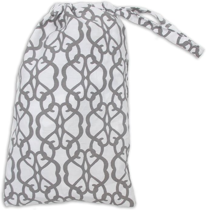 LK Baby Breastfeeding Nursing Cover Apron – Soft Cotton Privacy Cover with Rigid Neckline, Adjustable Strap & Travel Bag