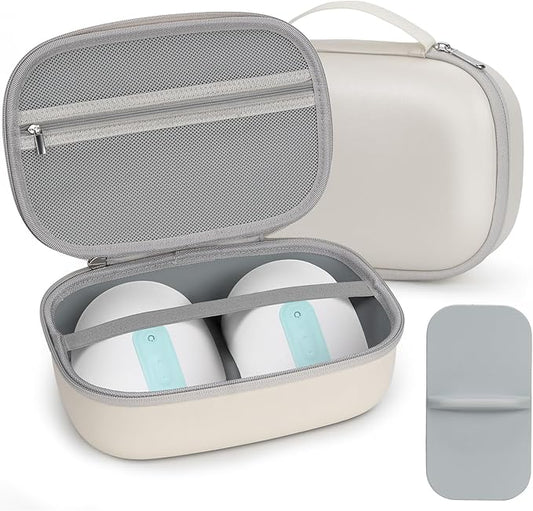 Breast Pump Carrying Case for Momcozy & Willow,Wearable Breast Pump Bag for eufy Security/Paruu/OTEEIDA/Nuliie/Medela and More Hands Free Breast Pump Travel Pumping Bag with Waterproof Removable Tray