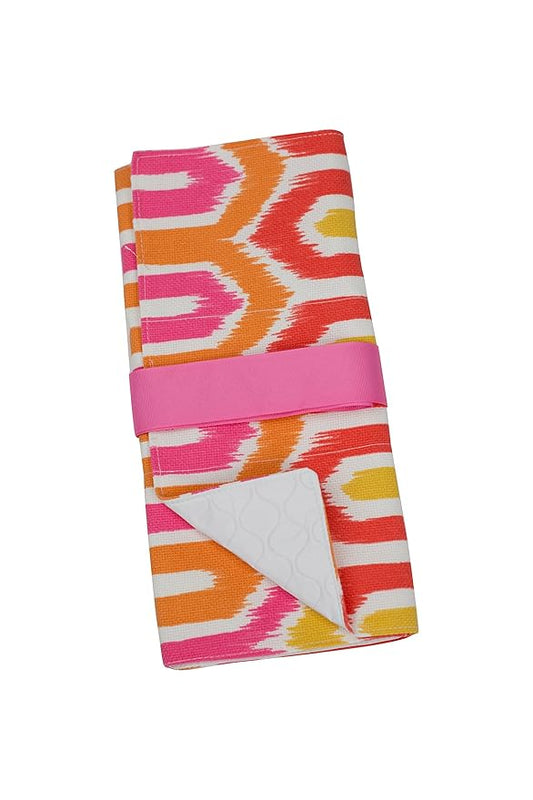Caught Ya Lookin' Changing Pad, Pink and Orange Chevron