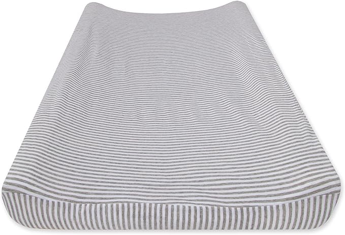 Burt's Bees Baby Unisex Baby Gift Set - Crib Sheet, Changing Pad Cover & Burp Cloths, 100% Organic Cotton Essentials Bundle