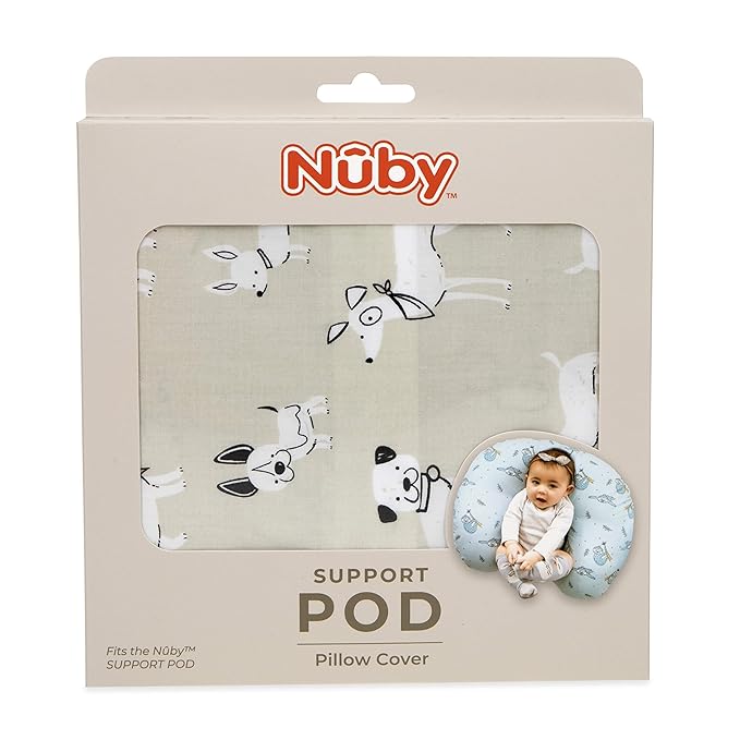 Nuby Support Pod Pillow Cover by Dr. Talbot's, Dog Print