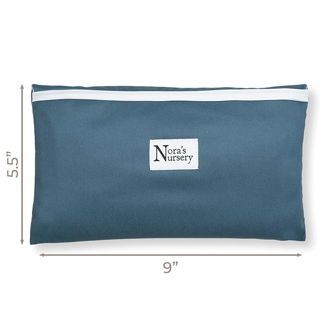 Nora’s Nursery Portable Baby Diaper Changing Pad - Waterproof Foldable Changing Mat for On-the-Go Diaper Changes - Travel Friendly, Easy Clean, Soft & Durable for Infants and Toddlers - Sea