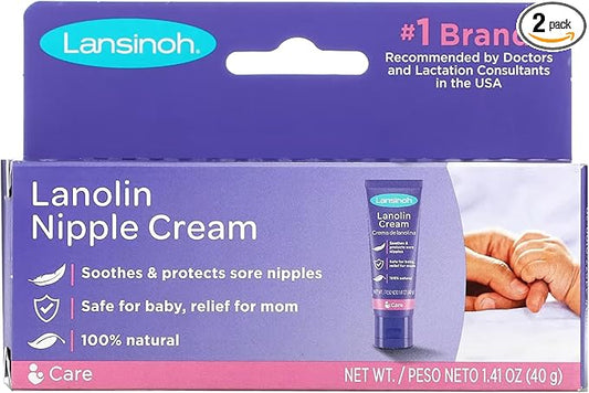 Lansinoh HPA Lanolin for Breastfeeding Mothers, 1.41 Ounce (Pack of 2) - Packaging may vary