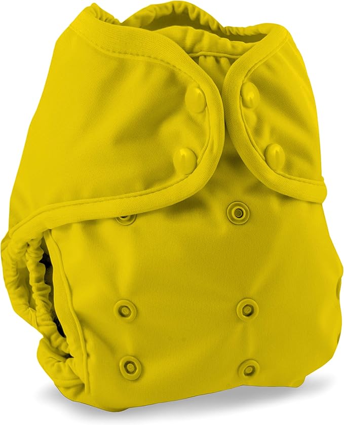 Buttons Cloth Diaper Cover – Snap Super One Size (12-40lbs) (Sunshine)