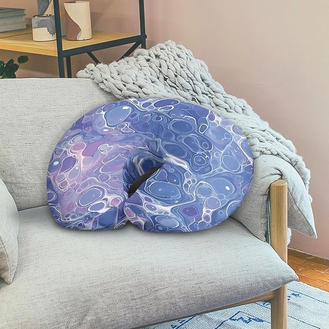 Abstract Bubble Breast Feeding Support Pillow Cover, Acrylic Painting Fit Nursing Pillow Slipcovers for Breastfeeding Moms Newborn Nursing Pillow Case