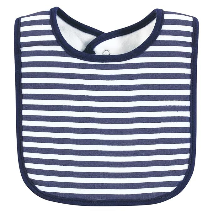 Hudson Baby Infant Boy Cotton Bibs, Pizza Slice Of Heaven, One Size