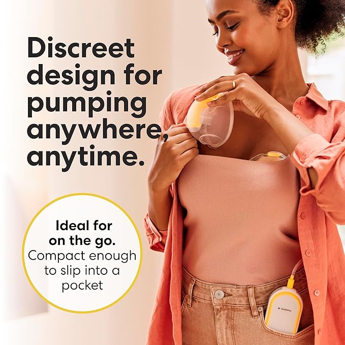 Medela Freestyle Hands-Free Double Electric Breast Pump with Wearable Cups, Rechargeable Battery, App Connectivity, Portable and Discreet Design