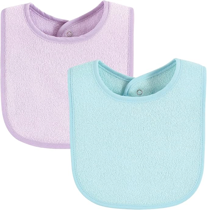 Hudson Baby Unisex Baby Drooler Bib With Waterproof Lining