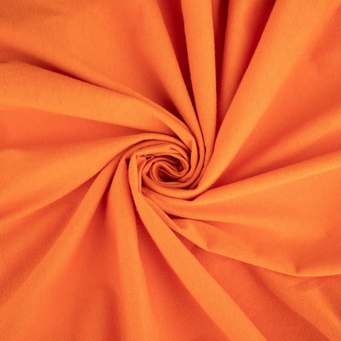 SheetWorld Fitted Baby Bassinet Sheet fits Mika Micky Bedside Sleeper 19 x 33, 100% Cotton Jersey, Hypoallergenic, Butter Soft, Burnt Orange, Made in USA