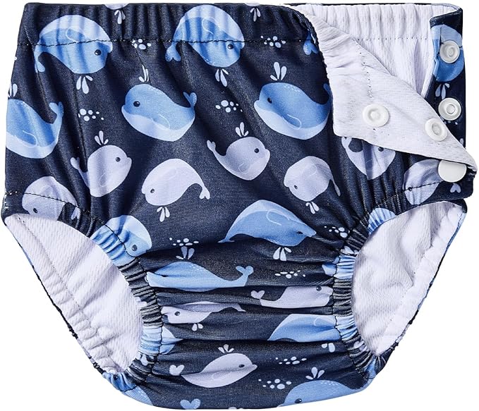 Century Star Baby Reusable Swim Diapers, Pool Swimming Diapers for Toddler Boys Girls, Washable Swimming Pants, Size 2-3, 1 Count