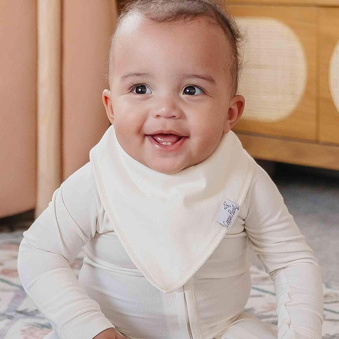 Copper Pearl Baby Bandana Bibs, 4 Pack