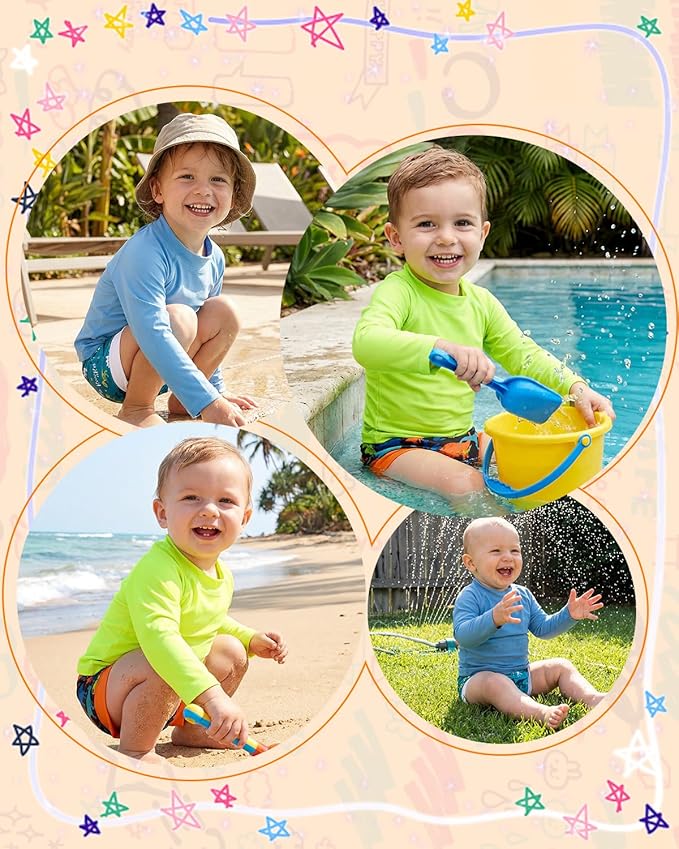 babygoal Reusable Dinosaur Dinosaur Swim Diaper - Waterproof Cloth Swimmers Pants for 6 Months to 12 Months Babies Infants Beach & Pool-Boy Color