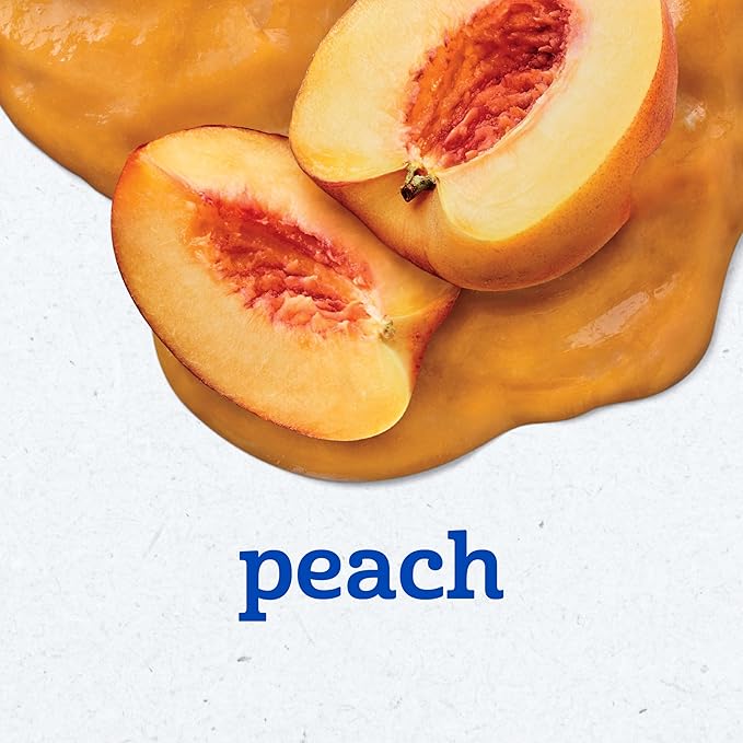 Gerber Stage 2 Baby Food, Peach Puree Tubs, No Artificial Colors or Flavors, Baby Puree, 16-Pack