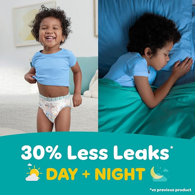 Easy Ups Girls & Boys Potty Training Pants, Size 6T-7T, 70 Count, Bluey Absorbent Training Underwear, Up to 100% Leakproof Day and Night, Hypoallergenic (Packaging May Vary)