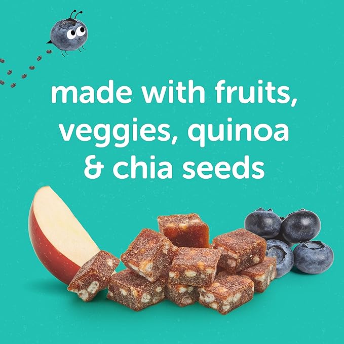 Beech-Nut Toddler Snacks Fruti Bites with Hidden Veggies Quinoa & Chia, Fruit Snack Variety Pack for Babies and Toddlers, 6 Boxes (72 Individually Wrapped Packs)