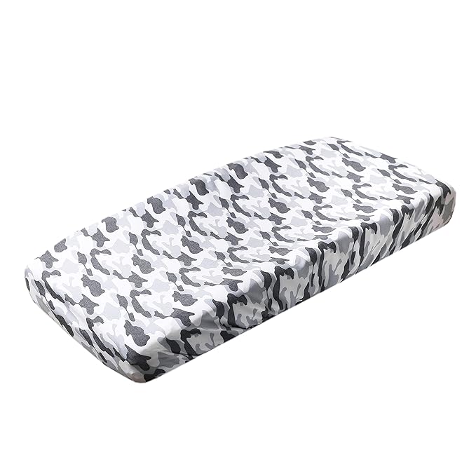 Copper Pearl Premium Knit Changing Pad Cover Soft, Stylish, and Universal Fit for All Standard Diaper Changing Pads, Trendy Design Changing Pad Covers, Gunnar