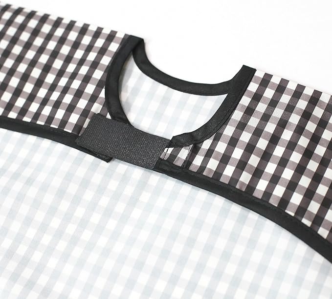 Plie Short Sleeve Waterproof Bib for Toddlers – Easy Clean Feeding Apron for Mealtime, Daycare, Self-Feeding, Lightweight