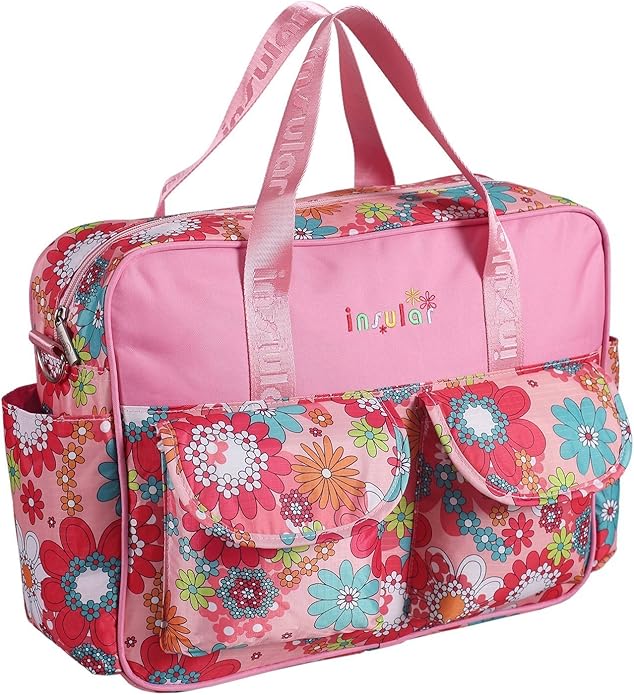 Kamay's Mummy Shoulder Bag Diaper Bag Chic Nappy Changing Bag Tote/Messenger Style Large with Changing Mat, Adjustable Straps