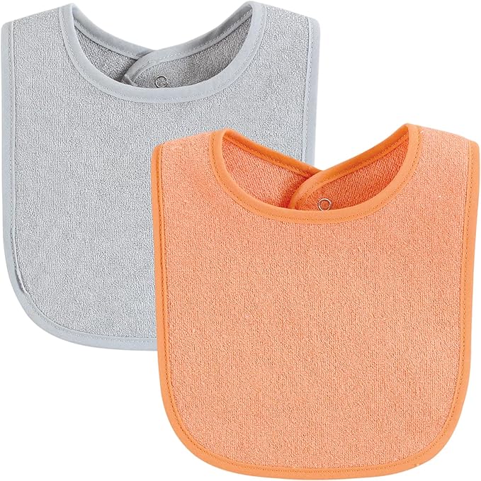 Hudson Baby Unisex Baby Drooler Bib With Waterproof Lining