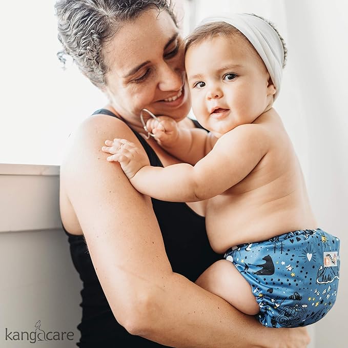 Kanga Care Rumparooz Double Leg Gusset Reusable Cloth Diaper Cover One Size Snap | Wander 6-35 lbs