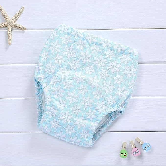 4 Pack Baby Toddler Reusable Toilet Pee Potty Training Pants Cloth Diapers Underwear