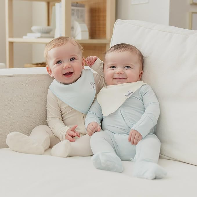 Copper Pearl Baby Bandana Bibs, 4 Pack