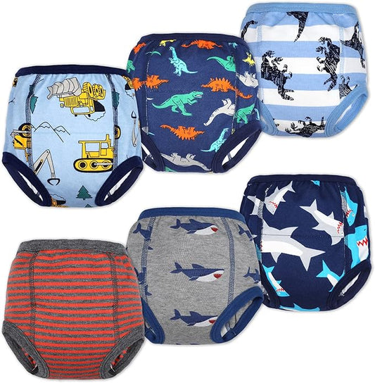 MooMoo Baby Training Underwear for Boys and Girls Absorbent Toddler Training Pants for Girs 2T-7T