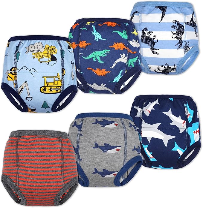 MooMoo Baby Training Underwear for Boys and Girls Absorbent Toddler Training Pants for Girs 2T-7T